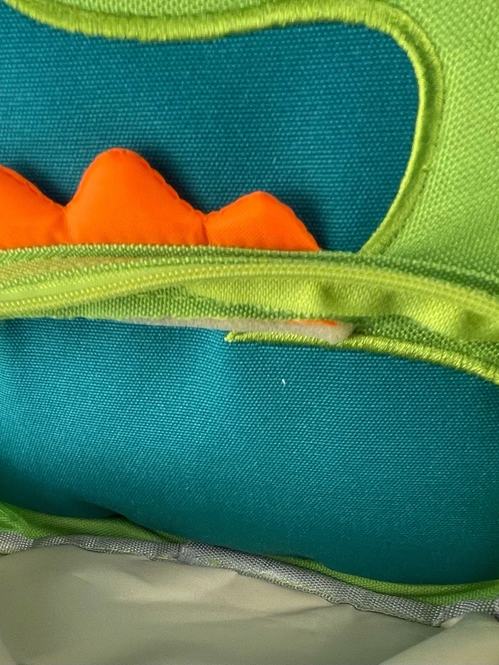 Target Green & Teal Dinosaur Kids Backpack with Orange Spikes